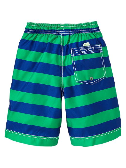 Image number 2 showing, Rugby stripe swim trunks