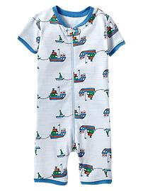 Ship zip sleep romper