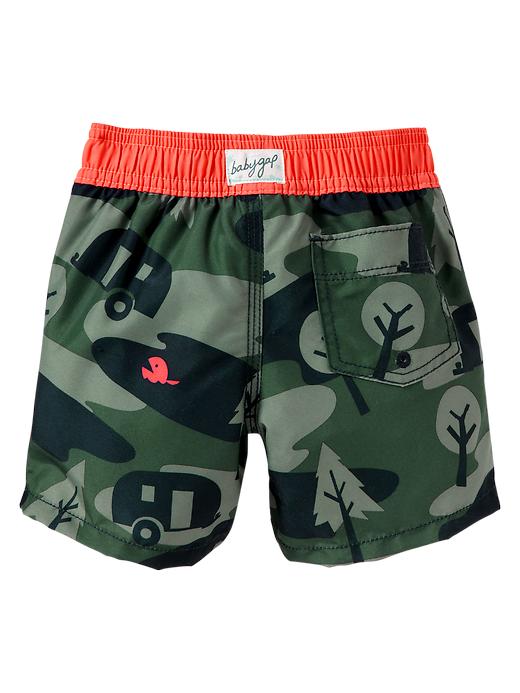 Image number 2 showing, Camo swim trunks