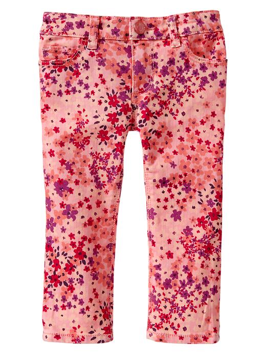 Image number 5 showing, Floral printed skinny jeans