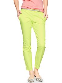 Skinny mini skimmer khakis