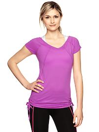 GapFit drapey raglan drawstring T