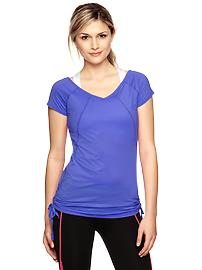 GapFit drapey raglan drawstring T
