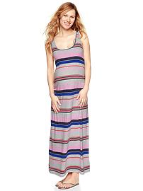 Striped maxi tank dress