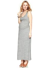 Striped maxi tank dress
