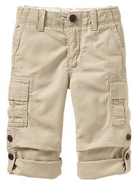 Cargo roll-up pants