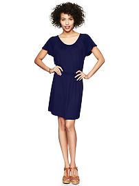 Flutter-sleeve dress