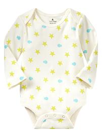 Printed lapped bodysuit