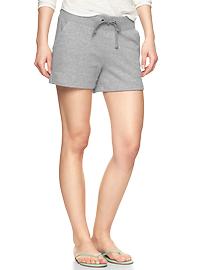 Terry drawstring shorts