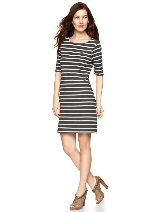 View large product image 1 of 1. Harbor jersey half-sleeve dress