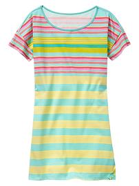 Striped T-shirt dress
