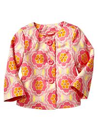 Floral print jacket