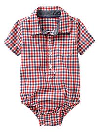 Plaid bodysuit