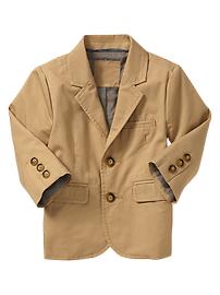 Twill blazer