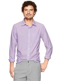 Lived-in wash solid shirt