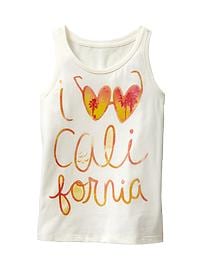 Glitter graphic tank
