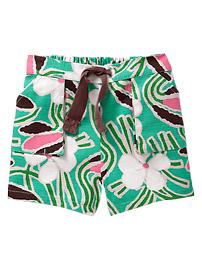 Diane von Furstenberg &hearts; babyGap printed drawstring shorts