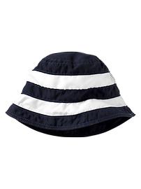 Striped bucket hat