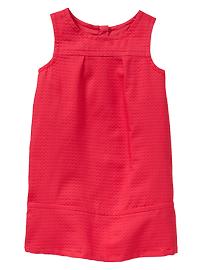 Woven shift dress