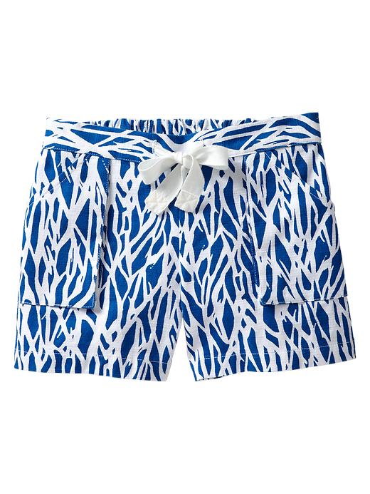 View large product image 1 of 1. Diane von Furstenberg &hearts; GapKids printed drawstring shorts