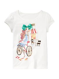 Embellished graphic T