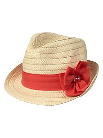 Straw fedora