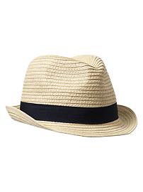 Straw fedora