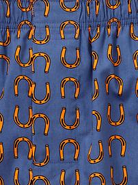 Horseshoe print boxers