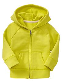 Neon zip hoodie