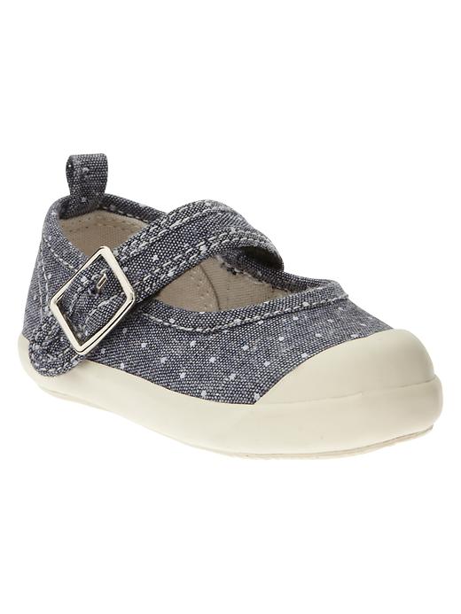 View large product image 1 of 3. Dot chambray sneaker