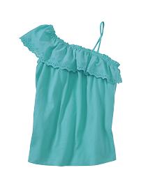 Asymmetrical eyelet tank