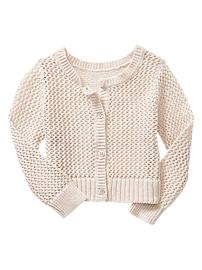 Open-knit cardigan