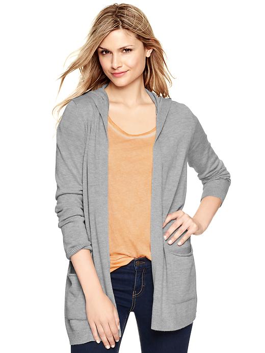 View large product image 1 of 1. Luxe hoodie cardigan