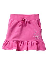 Ruffle knit skirt