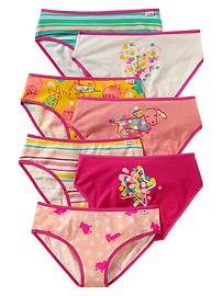 Patterned dog bikini (7-pack)