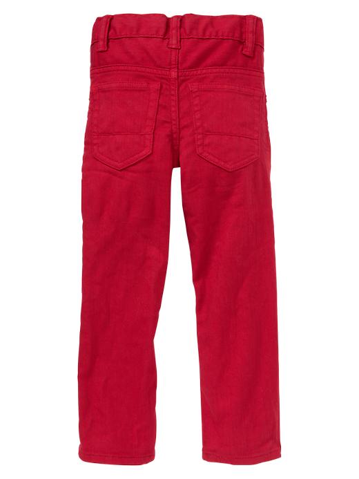 Image number 2 showing, 1969 skinny fit red jeans