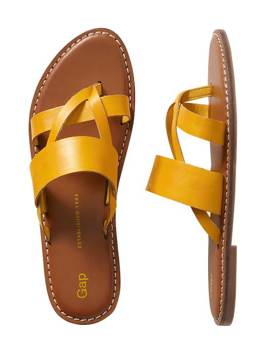 View large product image 1 of 1. Multi-strap thong sandal