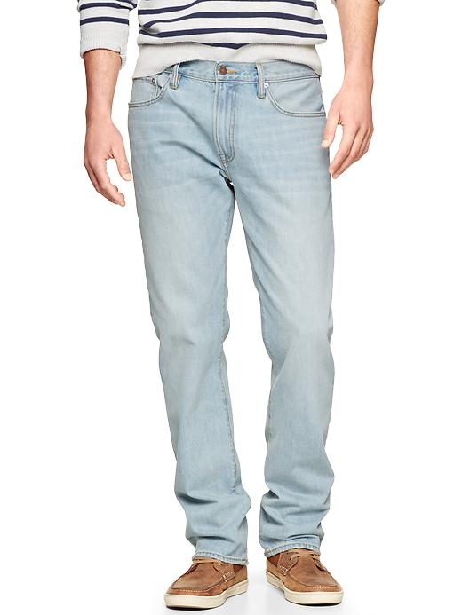 Gap 1969 Straight Fit Jeans Atlantic Beach Wash
