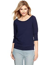 Slub raglan sweatshirt