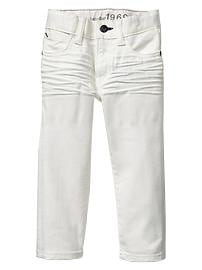 Skinny fit white jeans