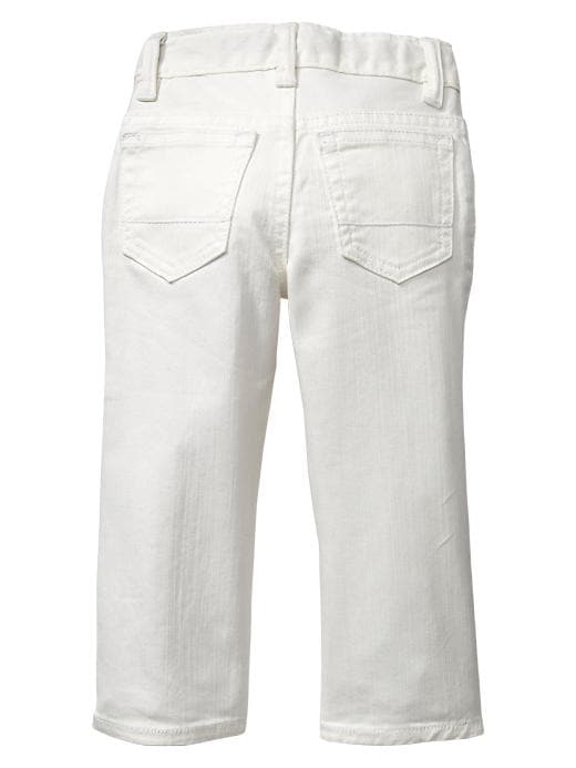 Image number 2 showing, Skinny fit white jeans