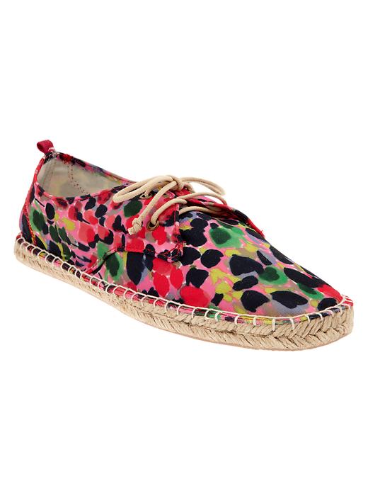 Image number 3 showing, Printed lace-up espadrilles