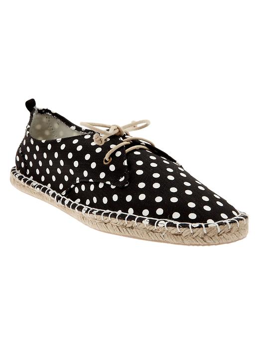 Image number 1 showing, Printed lace-up espadrilles