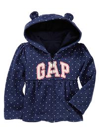 Bear arch logo hoodie