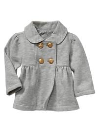 Knit peacoat