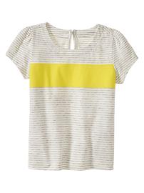 Colorblock striped top