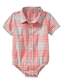 Checkered plaid bodysuit