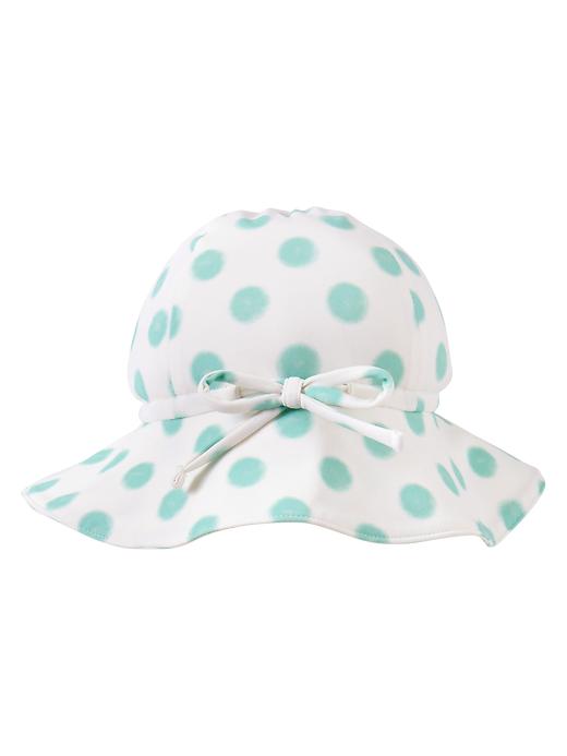 View large product image 1 of 1. Polkadot sun hat
