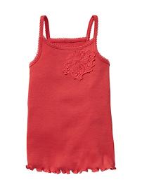 Lace flower tank