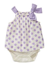 Polkadot bow body double